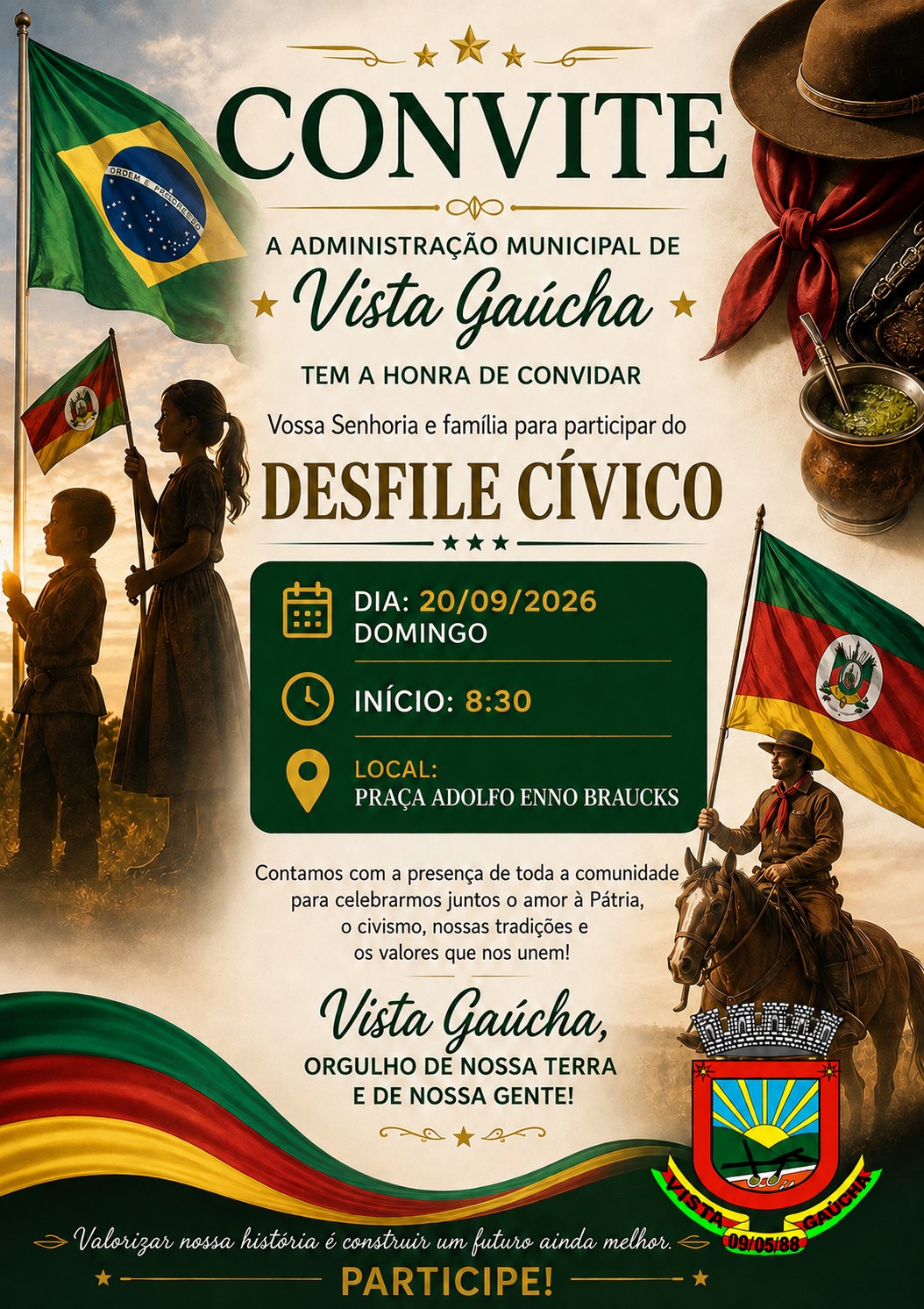 CONVITE DESFILE CÍVICO